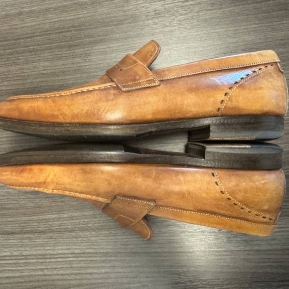 Santoni Penny Loafter - Light Brown Tan - Men\'s Size 8D (Medium) main image 11